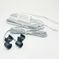 Interruptor Inductivo de Doble Puerta 12-24V para Luces de Armario, Control Táctil por Puerta, Control Centralizado, ABS y Cobre