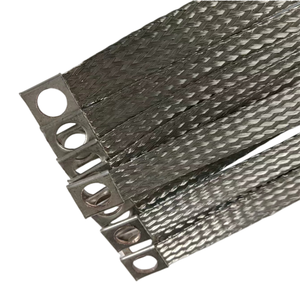 크로스 라인 브리지 접지 와이어 <span class=keywords><strong>2</strong></span>.5 평방 미터 4 평방 미터 6 평방 미터 구리 꼰 벨트 구리 코팅 알루미늄 - Product Image 3