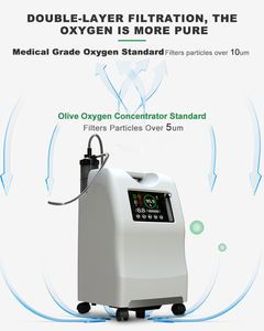 Olijf Medisch Thuisgebruik Draagbare Zuurstofmachine Apparatuur 5l Generador De Oxgeno Porttil 7l <span class=keywords><strong>10</strong></span> <span class=keywords><strong>Liter</strong></span> 10l Oxygene <span class=keywords><strong>Concentrator</strong></span> - Product Image 3