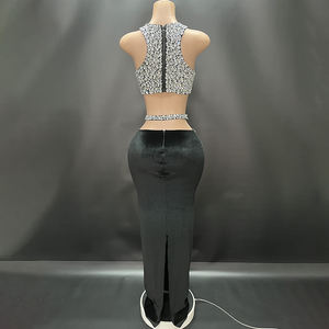 Novance Y3979 Prodotti di Punta 2024 Abiti da Ballo di Lusso Sexy Senza Maniche <span class=keywords><strong>Abbigliamento</strong></span> <span class=keywords><strong>Formale</strong></span> con Strass da Donna per Feste di Compleanno - Product Image 6