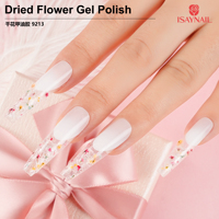 Fournitures pour ongles, gel UV pour ongles, gel à fleurs séchées longue durée, 7 couleurs