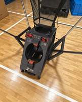 Machine de basketball intelligente avec écran de comptage, lanceur de balles automatique portable, entraîneur de tir intelligent pour la pratique sur le terrain