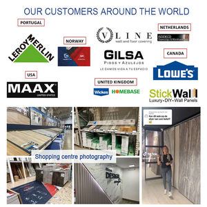 Panneaux muraux <span class=keywords><strong>de</strong></span> salle <span class=keywords><strong>de</strong></span> bain en PVC SPC imperméables, effet marbre brillant, résistants aux rayures, 1000*2400mm, très demandés en Espagne - Product Image 4