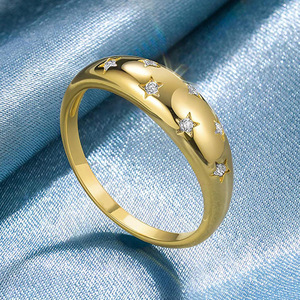 Anello a Forma di Stella per Donne, Design Semplice, Accessorio da Dito per Uso Quotidiano - Product Image 2