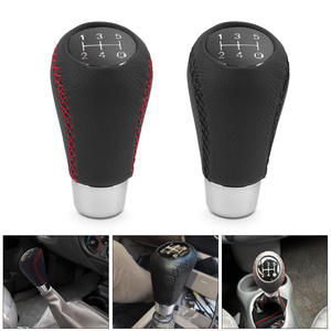 Levier de vitesses rotatif manuel à 5 vitesses en cuir pour la plupart des voitures, cristal pour la modification de voiture de golf, essentiel - Product Image 5
