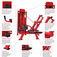 Appareil de musculation réglable pour les fessiers et les hanches, avec fonction de press à genoux, extension de jambes et entraînement de poussée de hanche, en acier, capacité 90 kg
