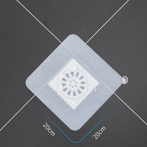 광장 실리콘 바닥 드레인 패드 탈취제 하수도 커버 부드러운 PVC 냄새 방지 폐쇄 배수 매트 욕실