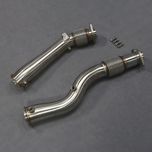 Sport Car Reducer Straight Pipe Downpipe Exhaust System for BMW X3M F97 X4M F98 S58 3.0T Integrated No Welding - Product Image 2