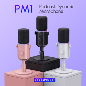 Micrófono FEELWORLD PM1 de Fábrica al por Mayor con Doble XLR/USB y LOGO Personalizado OEM para Transmisiones en Vivo, Grabación, YouTube y Gaming - Product Image 2
