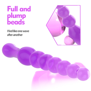 Sex Toys Silicone Bead Silicone <strong>Anal</strong> Plug <strong>Anal</strong> Bead Long Six Pull Beads <strong>Super</strong> Long <strong>Anal</strong> Plug - Product Image 3