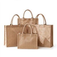 Sacs en toile de jute les plus vendus, différentes tailles, logo personnalisable, sac de shopping en jute, pochette en lin réutilisable, à utiliser pour les courses, les fêtes, les mariages