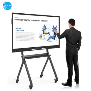 65 75 86 100-Zoll-<span class=keywords><strong>LCD</strong></span>-Digitalanzeige Interaktives Smart Board Infrarot-Touchscreen-Whiteboard für Klassen zimmer - Product Image 1