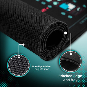 Tapis <span class=keywords><strong>de</strong></span> bureau extra large antidérapant en caoutchouc avec raccourcis clavier anglais pour la série <span class=keywords><strong>de</strong></span> langues étrangères, tapis <span class=keywords><strong>de</strong></span> souris, vente en gros e-commerce - Product Image 4