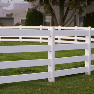 Production et vente de panneaux en PVC de clôture de ferme de jardin de haute qualité Clôture Chevaux - Product Image 6