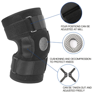 Genouillère orthopédique de sport en silicone réglable pour la décompression et le soulagement de la douleur Conception d'ouverture de la rotule - Product Image 4