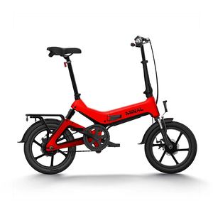 16インチ電動折りたたみ自転車、250Wブラシレスリアハブモーター、リチウム電池36V 8.7Ah、都市通勤用 - Product Image 3