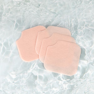 Disque de tonification semi-gel à texture unie en fibres végétales de camélia biodégradables, rafraîchissant et nettoyant doux et transparent - Product Image 4