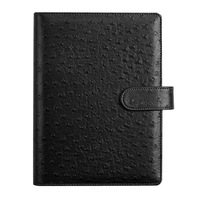 LIUSHUN a6 pu cuir journal 6 anneaux classeur planificateur caisse classeur budget planificateur portefeuille 6 anneaux pour économiser enveloppe