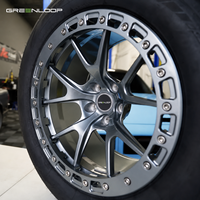 Jantes en aluminium forgées GREENLOOP 17X10.5 pour voitures de course, Beadlock, pour BMW, Benz, Audi, Corvette, Supra, déport 40, PCD 5X112