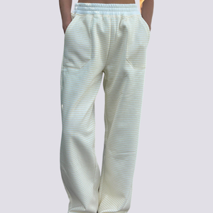 Pantalon de survêtement décontracté à rayures pour femme, grande taille, coupe large, idéal pour l'été - Product Image 3