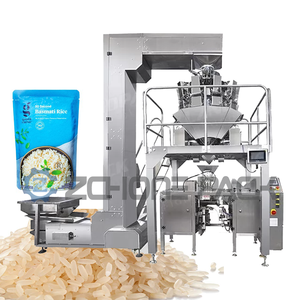 Machine d'emballage multifonctionnelle automatique pour le pesage des graines, des céréales, des aliments pour animaux, du sel, du sucre, du riz, machine d'emballage sous vide automatique pour le riz - Product Image 2