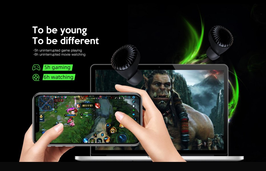 Realfit GoPods E5 TWS Gaming Earbuds description image 8