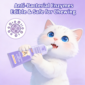 <span class=keywords><strong>Pasta</strong></span> <span class=keywords><strong>Dental</strong></span> Enzimática para Mascotas, Personalizada, para Gatos y Perros, <span class=keywords><strong>Sin</strong></span> <span class=keywords><strong>Sabor</strong></span>, No Tóxica, Fórmula Saludable, Cuidado <span class=keywords><strong>Dental</strong></span> para Dientes Sensibles - Product Image 3