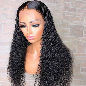 <span class=keywords><strong>Pelucas</strong></span> de cabello humano al por mayor a <span class=keywords><strong>precios</strong></span> económicos 13x4 sin pegamento, encaje transparente HD, cabello virgen indio sin procesar, onda de agua, negro natural - Product Image 5