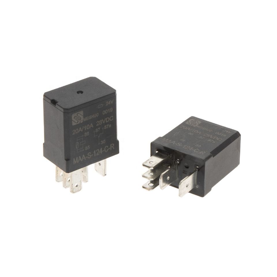 Meishuo MAA-S-124-C-R 12 Volt 30A 5-Pin 24V Electric Auto Relay for New Condition with Free Sample & Shipping