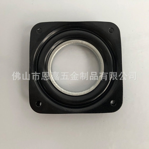 Enjia Hardware Swivel Plate 71x71mm 94x94mm 155x155mm Black <b>Rotatable</b> For Sofa Chair <b>Desk</b> - Product Image 2