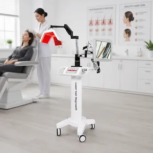 เครื่องนวดหนังศีรษะด้วยเลเซอร์ระดับต่ำ 650 นาโนเมตร สำหรับคลินิกปลูกผม - Product Image 1