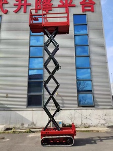 Con orugas de goma de 6 metros, puede superar obstáculos y realizar operaciones en alturas sin puntos ciegos, elevación tipo tijera - Product Image 3