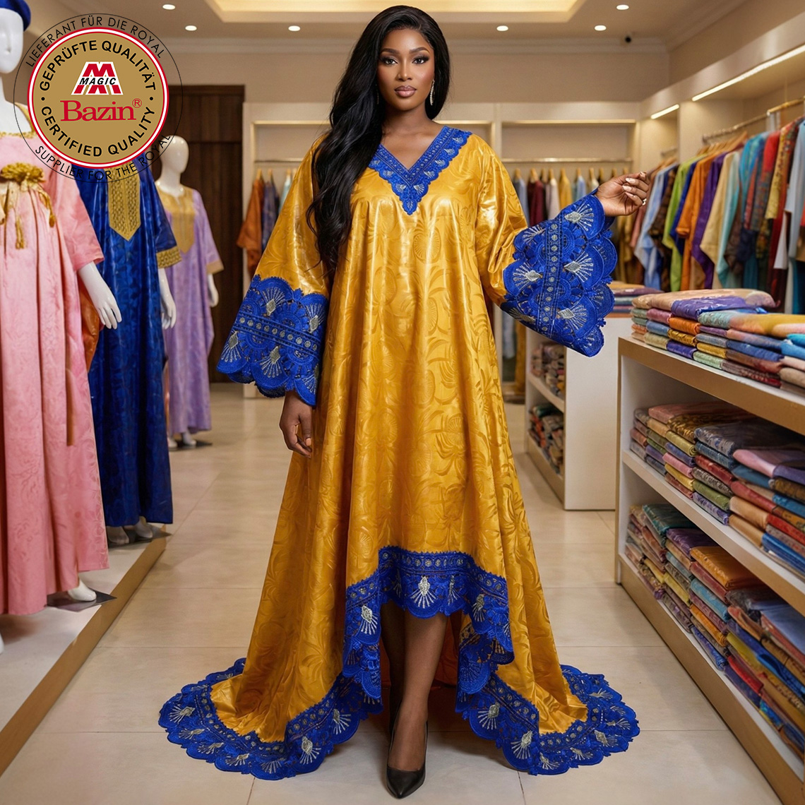 First Quality African Brocade Boubou Dashiki Dress With Ribbon Nigerian Women Wedding Bride Party Basin Riche Bazin Long Robe| Alibaba.com First Quality African Brocade Boubou Dashiki Dress With Ribbon Nigerian Women Wedding Bride Party Basin Riche Bazin Long Robe| Alibaba.com