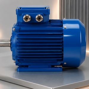 Moteur à induction industriel triphasé 20 CV à commande au pied, haute efficacité, bobinage en cuivre, robuste et durable - Product Image 3