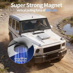 Support magnétique pour voiture DAIERTEK Starlink Mini, cadre en aluminium, fixation au toit avec housse de protection, capacité de charge de 265 lb, robuste, pour téléviseur portable - Product Image 3