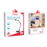 Personalizado Oneday YH15 360 °   Soporte Giratorio para Tablet de Escritorio con Brazo Largo, Base Estable, Ajustable, para Oficina, Hogar y Transmisiones en Vivo