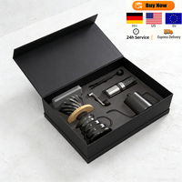 Ensemble de café portable classique, durable et personnalisé, best-seller, pour l'extérieur, avec moulin, bouilloire et verseur, emballage coffret cadeau