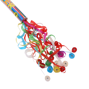 Super Safe Cotillon Paper Streamer Lanzador Confetti Party Poppers para Celebraciones Navideñas - Product Image 4