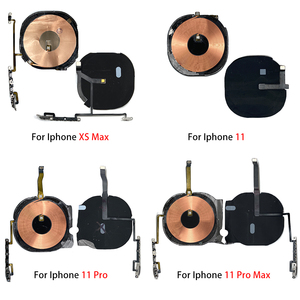 Puce de <span class=keywords><strong>charge</strong></span> <span class=keywords><strong>sans</strong></span> <span class=keywords><strong>fil</strong></span> NFC avec bouton de volume, câble flexible NFC pour <span class=keywords><strong>iPhone</strong></span> 8 X XR XS MAX 11 Pro Max, pièces de réparation de câble flexible de chargeur - Product Image 1