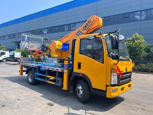 Camion nacelle télescopique Sinotruck Howo à prix compétitif avec plateforme de travail pour travaux en hauteur - Product Image 3