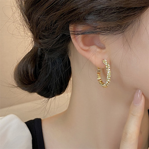 Wholesale Women's Fashion and Temperament 925 <strong>Silver</strong> Needle Stainless Steel Light Luxury High End <strong>Earrings</strong> Exaggerated <strong>Earrings</strong>