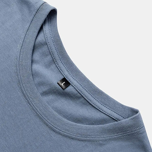 High Quality Hot Sale Custom Logo Solid Fitness Printing Tshirt Men Breathable Thick Oversize Crew Neck <b>T</b> <b>Shirt</b> - Product Image 3