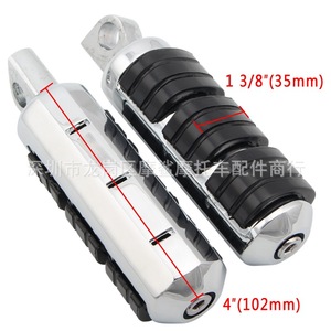 Repose-pieds de moto Moshark en alliage d'aluminium et caoutchouc antidérapant pour Harley Davidson, pièces de modification - Product Image 5