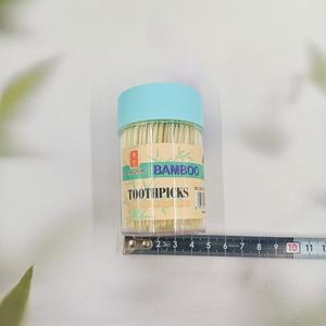 Porta palillos creativo con tapa abatible, porta palillos de bambú desechable de doble punta, brochetas de frutas, palillos, restaurante - Product Image 3