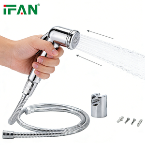 Équipement <span class=keywords><strong>de</strong></span> nettoyage des toilettes IFANPLUS Installation facile Ensemble <span class=keywords><strong>de</strong></span> douche pour bidet <span class=keywords><strong>de</strong></span> toilette en plastique ABS <span class=keywords><strong>Kit</strong></span> <span class=keywords><strong>de</strong></span> pulvérisation <span class=keywords><strong>de</strong></span> bidet hygiénique - Product Image 3
