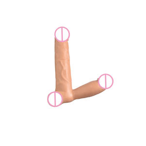 Медицинский силиконовый двойной фаллоимитатор вибратор секс-игрушка для японских лесбиянок женский продукт для женщин - Product Image 1