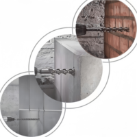 Marteau perforateur électrique pour maçonnerie en béton Pointe en carbure unique Sds Plus Shank Marteau perforateur