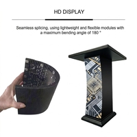 Pantalla LED Digital para Podio con Android P1.86/P1.25, Micrófonos y Material Metálico para Uso en Aulas Escolares (Oferta)