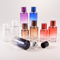 Flacon de parfum vide en verre cylindrique de luxe personnalisé Dioring 3,4 oz 10 cl 100 ml rond vaporisateur d'huile rechargeable