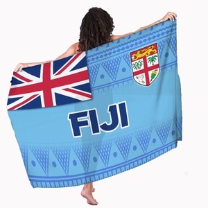 Fiji на заказ, персонализированный саронг, Полинезия, парео, Пляжное Платье, женское платье, бикини, купальник, шарф с запахом, оптовая продажа - Product Image 1